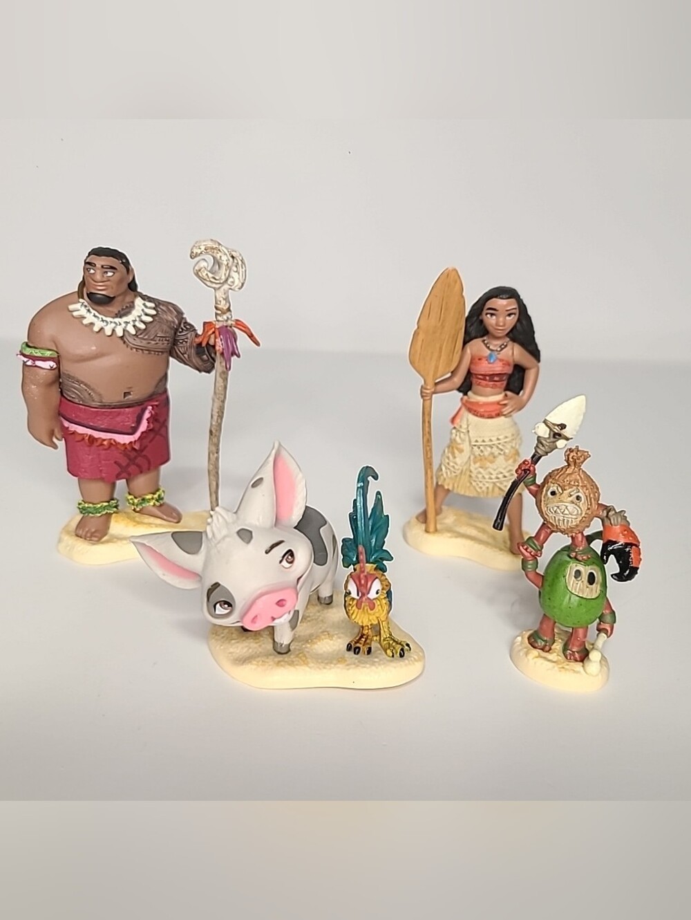 Disney Store Moana Island Figures 3"